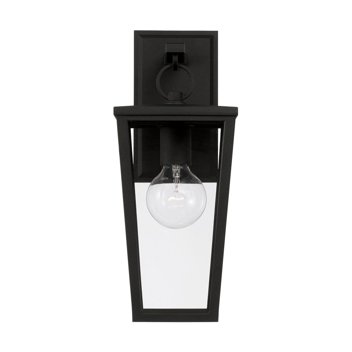 Capital Lighting 948111BK Elliott 1 Light Outdoor Wall Lantern Black