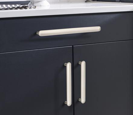 Amerock Cabinet Pull Satin Nickel 10-1/16 inch (256 mm) Center to Center Concentric 1 Pack Drawer Pull Drawer Handle Cabinet Hardware