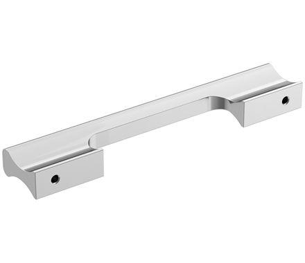 Amerock Cabinet Pull Polished Chrome 5-1/16 inch (128 mm) Center-to-Center Status 1 Pack Drawer Pull Cabinet Handle Cabinet Hardware