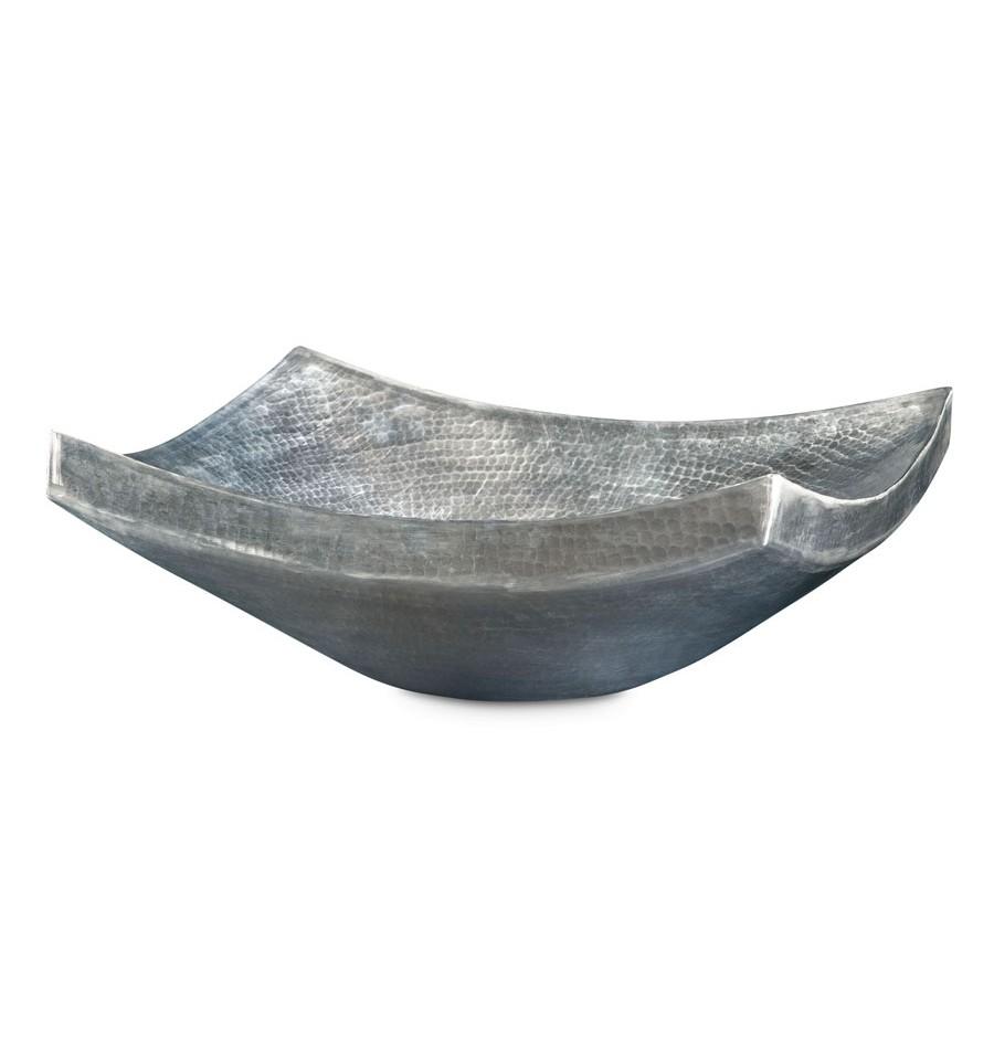 Thompson Traders Nirvana Hammered Nickel Bath Sink Arandas NSP Nickel
