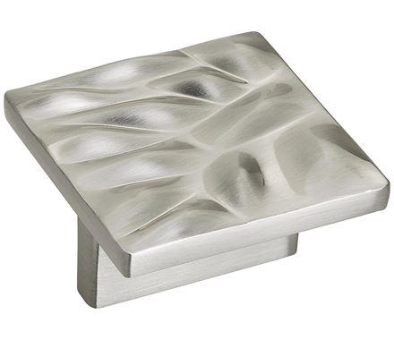 Amerock Cabinet Pull Satin Nickel 1-1/4 inch (32 mm) Center to Center Calathea 1 Pack Drawer Pull Drawer Handle Cabinet Hardware