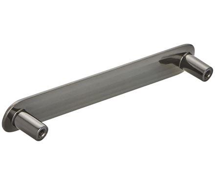 Amerock Cabinet Pull Gunmetal 5-1/16 inch (128 mm) Center to Center Concentric 1 Pack Drawer Pull Drawer Handle Cabinet Hardware