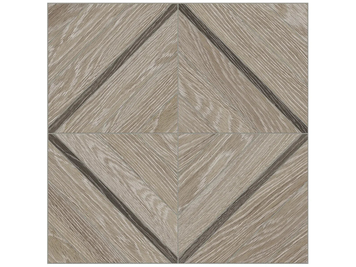 Anatolia Tile 16X16 Aspen French Oak Marquetry Matte Porcelain Mosaics. 1 Sheet = 1.69 Sq. Ft. 4501-0016-1 French Oak Marquetry - premium natural stone mosaic tile from Anatolia Tile, available at PoshHaus showroom in Keene, NH