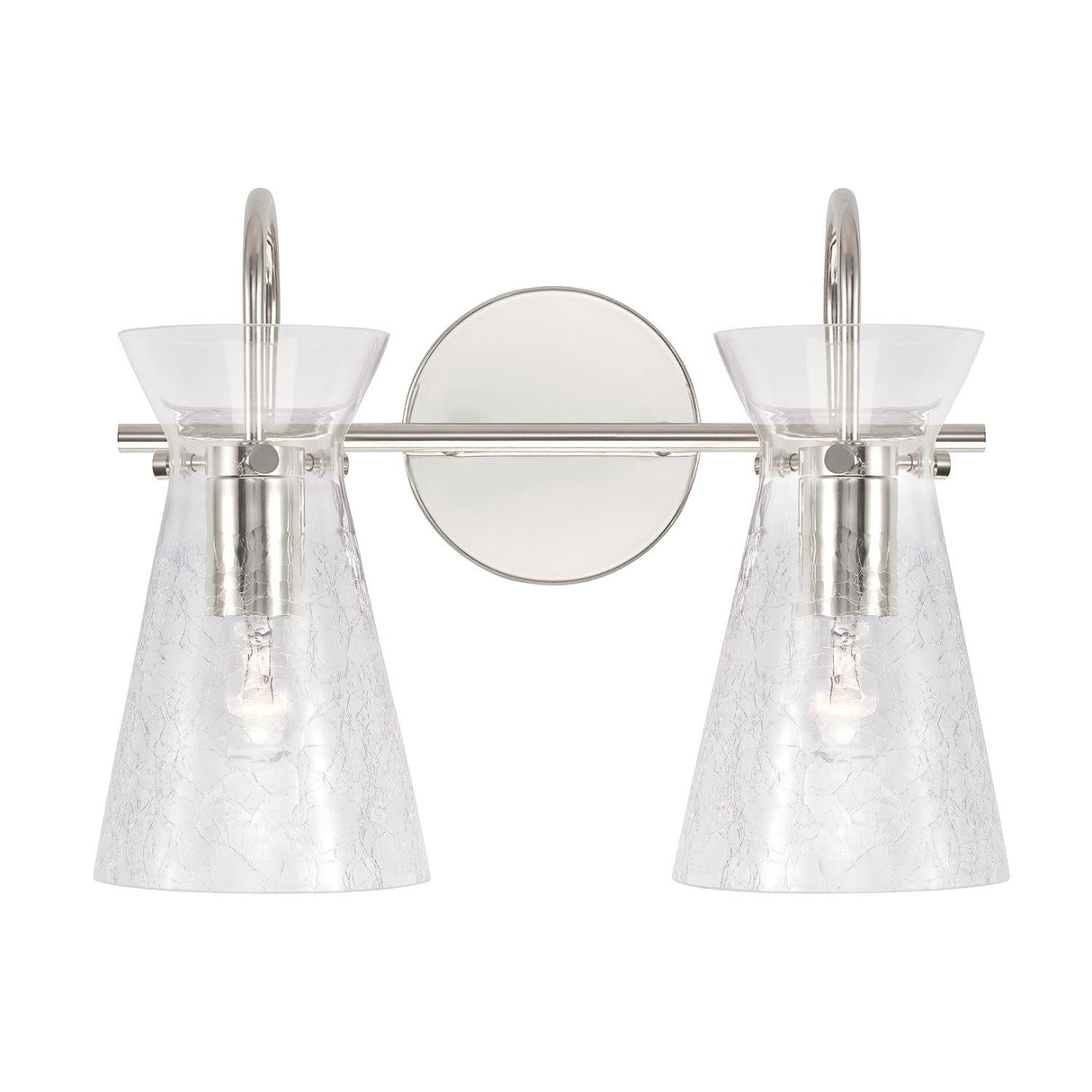 Capital Lighting 142421PN Mila 2 Light Vanity Polished Nickel