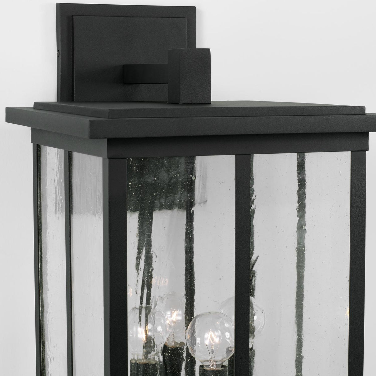 Capital Lighting 943843BK Barrett 4 Light Outdoor Wall Lantern Black