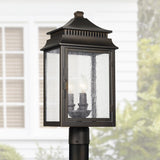 Capital Lighting 936932OZ Sutter Creek 3 Light Outdoor Post Lantern Oiled Bronze