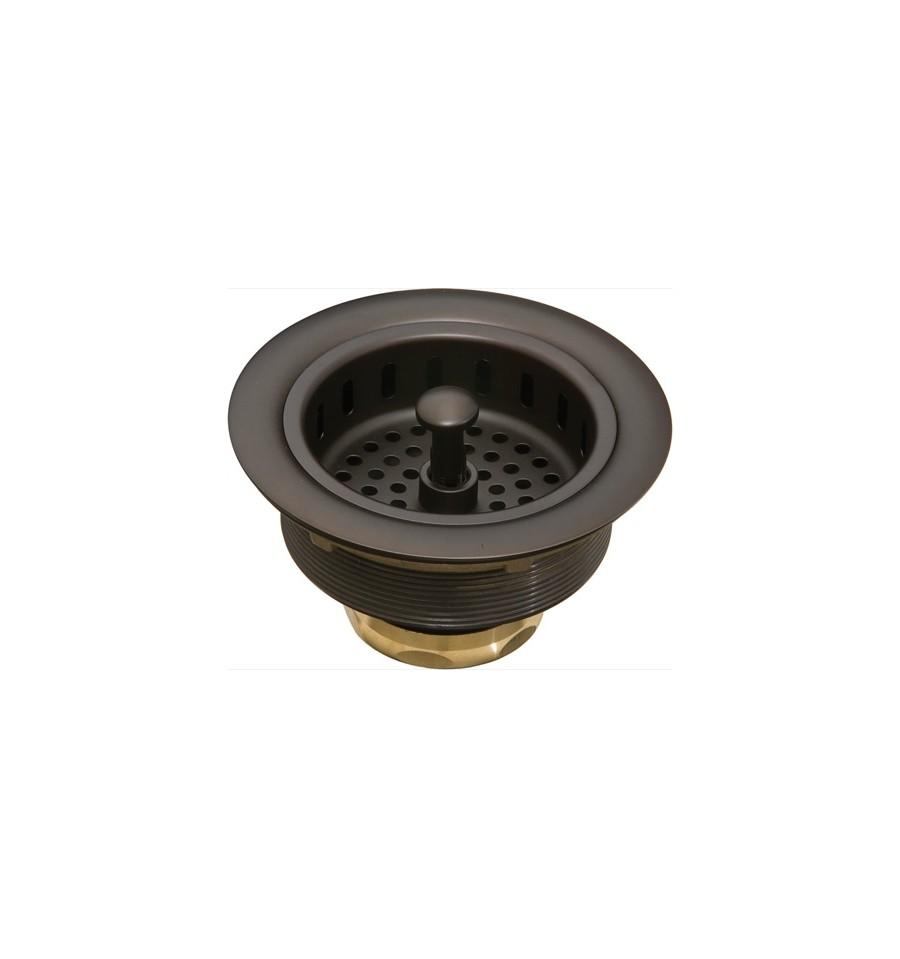 Thompson Traders Kitchen Drain Oil-rubbed Bronze Finish Basket Strainer TDB35-OB Oil-Rubbed Bronze