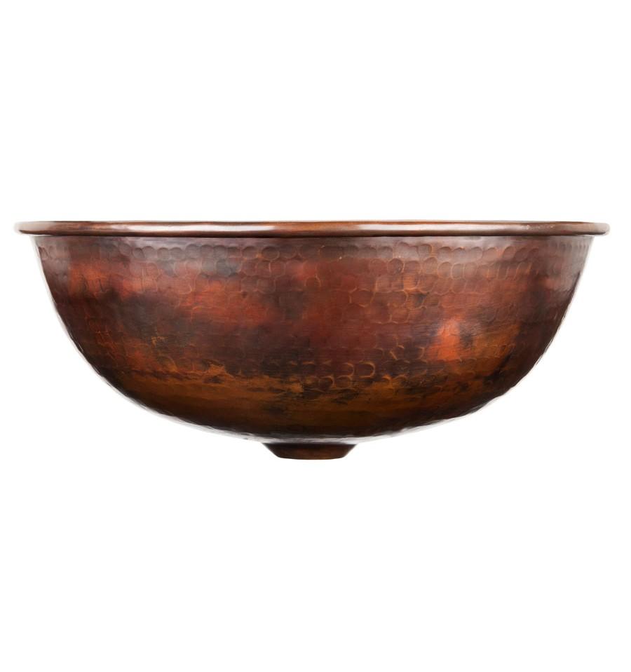 Thompson Traders Black Copper Petit Manet Bath Sink Leon P-23-1223-BC Aged Copper
(Hammered)