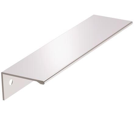 Amerock Cabinet Pull Polished Chrome 5-1/16 inch (128 mm) Center to Center Edge Pull 1 Pack Drawer Pull Drawer Handle Cabinet Hardware
