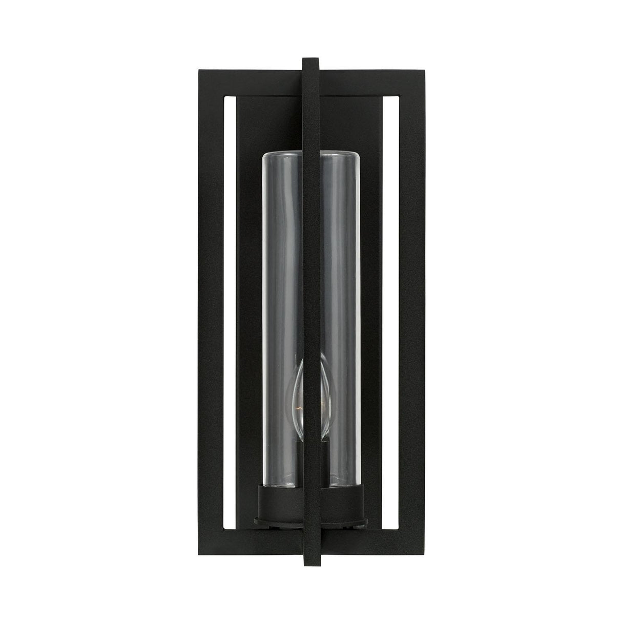 Capital Lighting 948211BK Kent 1 Light Outdoor Wall Lantern Black