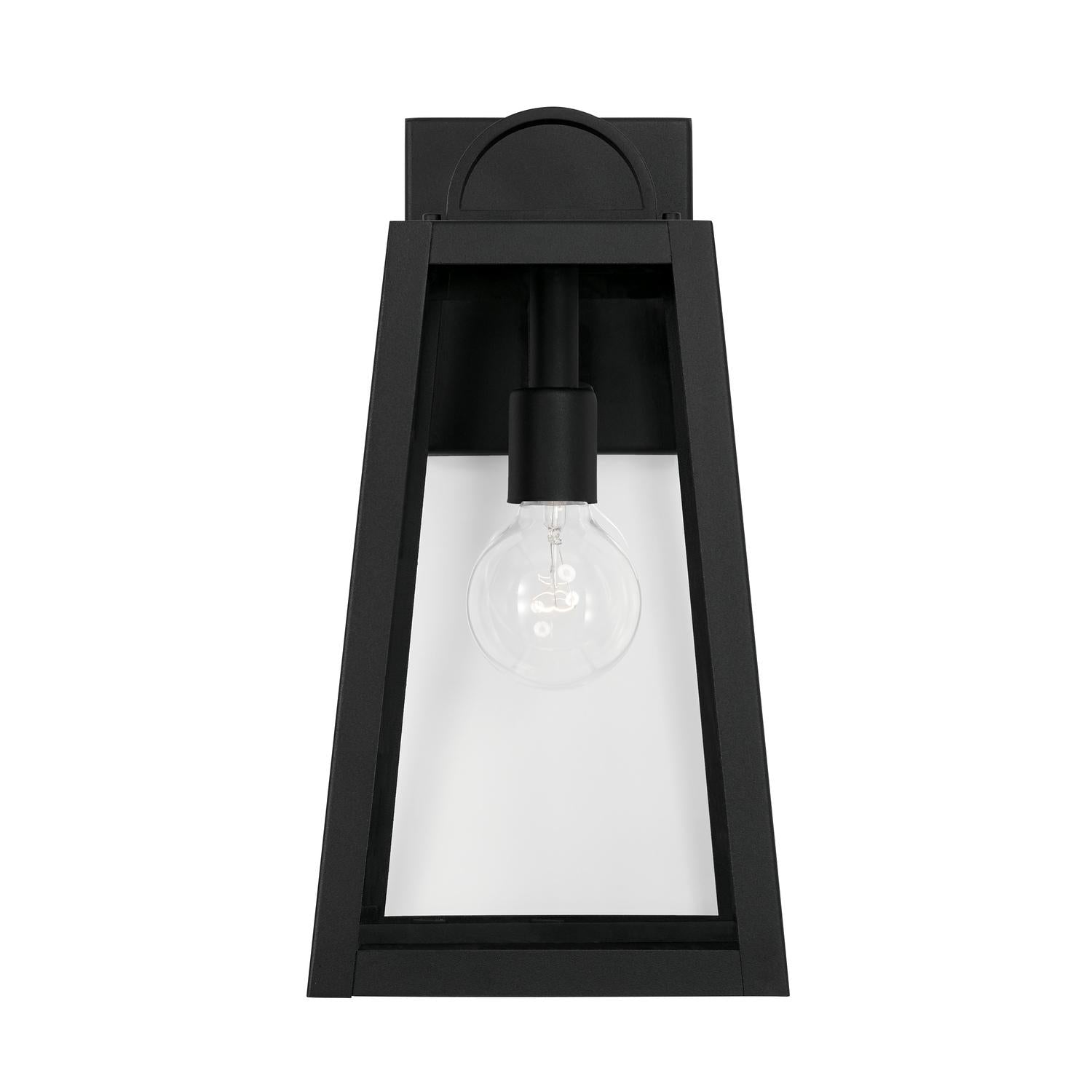 Capital Lighting 943711BK Leighton 1 Light Outdoor Wall Lantern Black