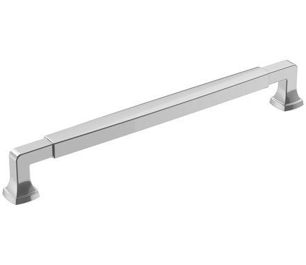 Amerock Cabinet Pull Polished Chrome 8-13/16 inch (224 mm) Center-to-Center Stature 1 Pack Drawer Pull Cabinet Handle Cabinet Hardware