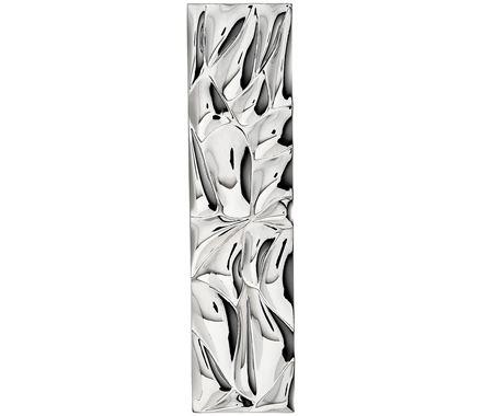 Amerock Cabinet Pull Polished Chrome 3-3/4 inch (96 mm) Center to Center Calathea 1 Pack Drawer Pull Drawer Handle Cabinet Hardware