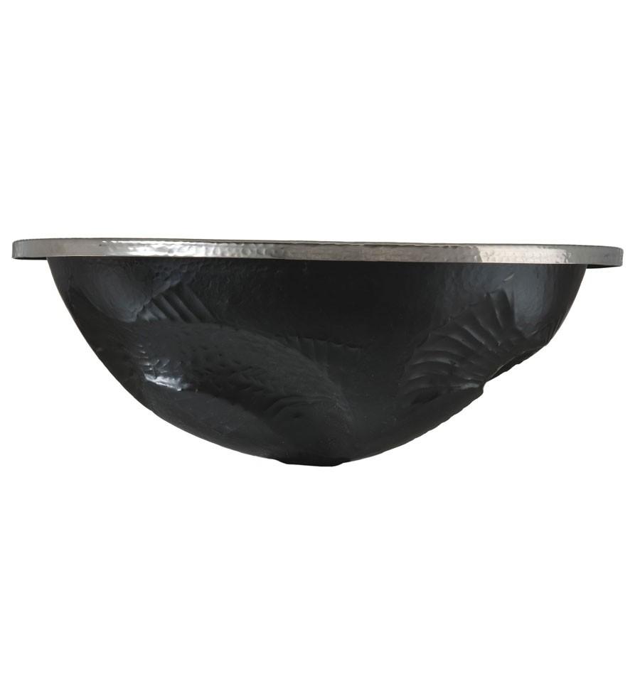 Thompson Traders Moon Wrasse Hammered Nickel Bath Sink Zihuatanejo 23-1221-C Nickel
(Hammered)