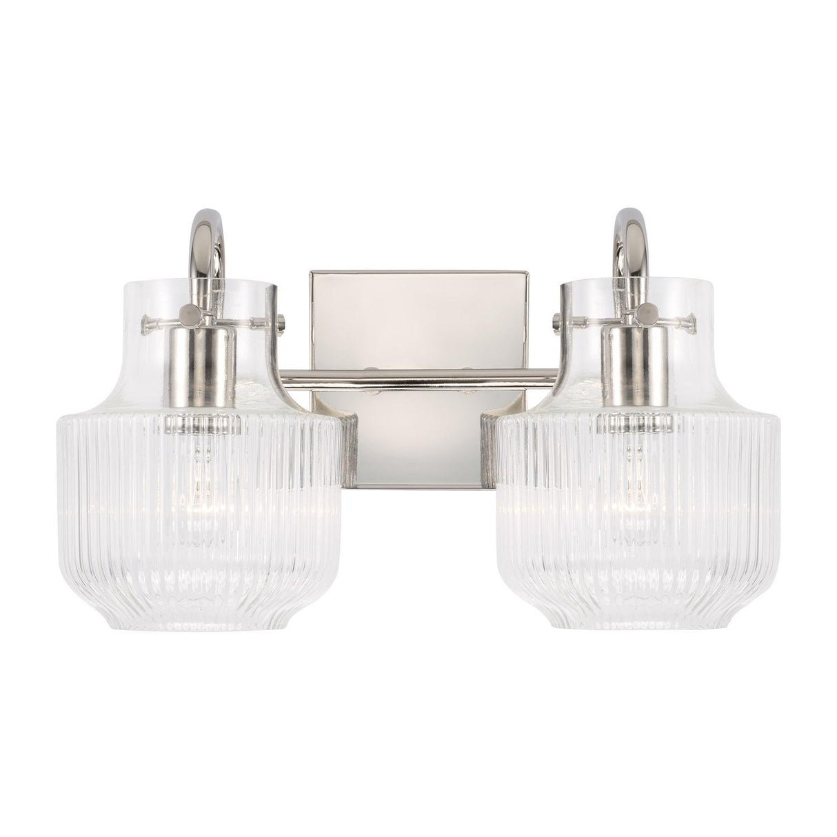 Capital Lighting 145121PN Nyla 2 Light Vanity Polished Nickel