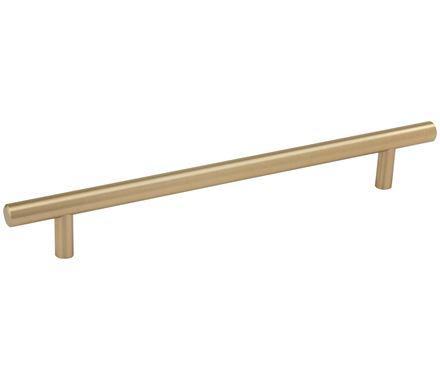 Amerock Cabinet Pull Golden Champagne 7-9/16 inch (192 mm) Center to Center Bar Pulls 1 Pack Drawer Pull Drawer Handle Cabinet Hardware