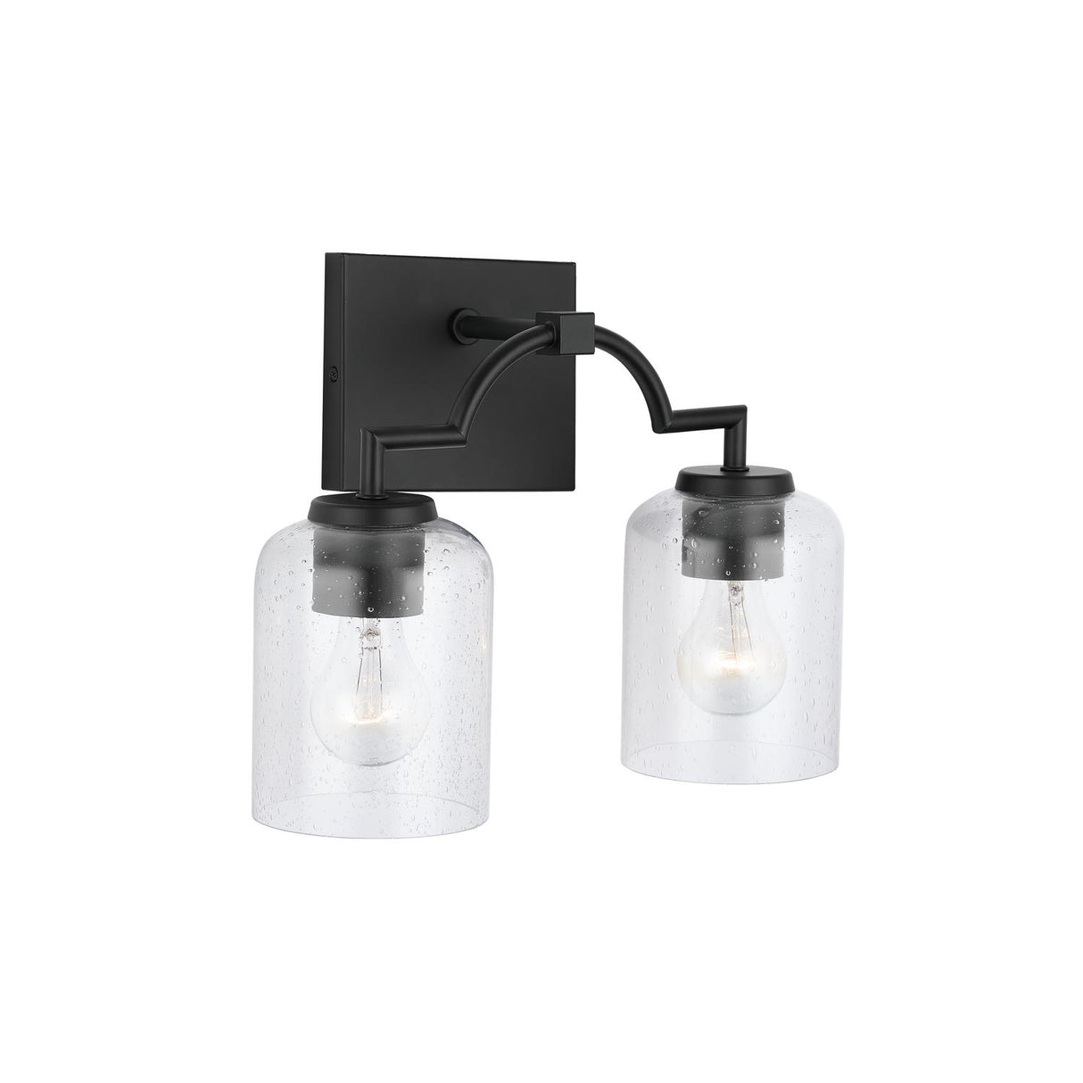 Capital Lighting 139321MB-500 Carter 2 Light Vanity Matte Black