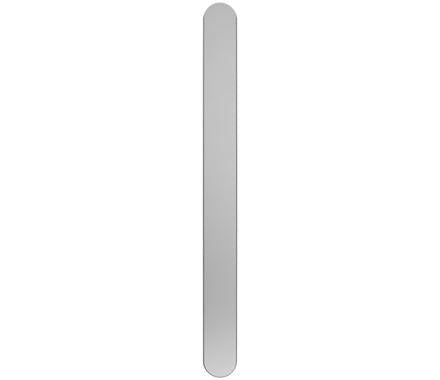 Amerock Cabinet Pull Polished Chrome 5-1/16 inch (128 mm) Center-to-Center Rift 1 Pack Drawer Pull Cabinet Handle Cabinet Hardware