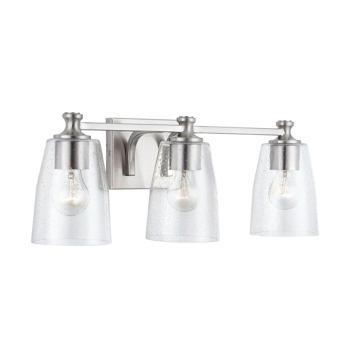 Capital Lighting 140931BN-506 Myles 3 Light Vanity Brushed Nickel