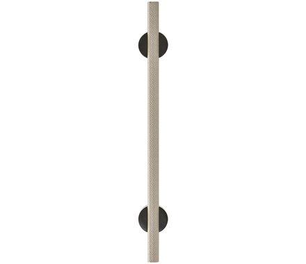 Amerock Cabinet Pull Matte Black/Silver Champagne 6-5/16 inch (160 mm) Center to Center Transcendent 1 Pack Drawer Pull Drawer Handle Cabinet Hardware