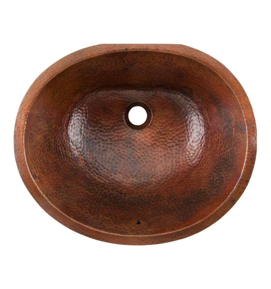 Thompson Traders Black Copper Farley Bath Sink Uruapan BOU-1915BC Aged Copper
(Hammered)