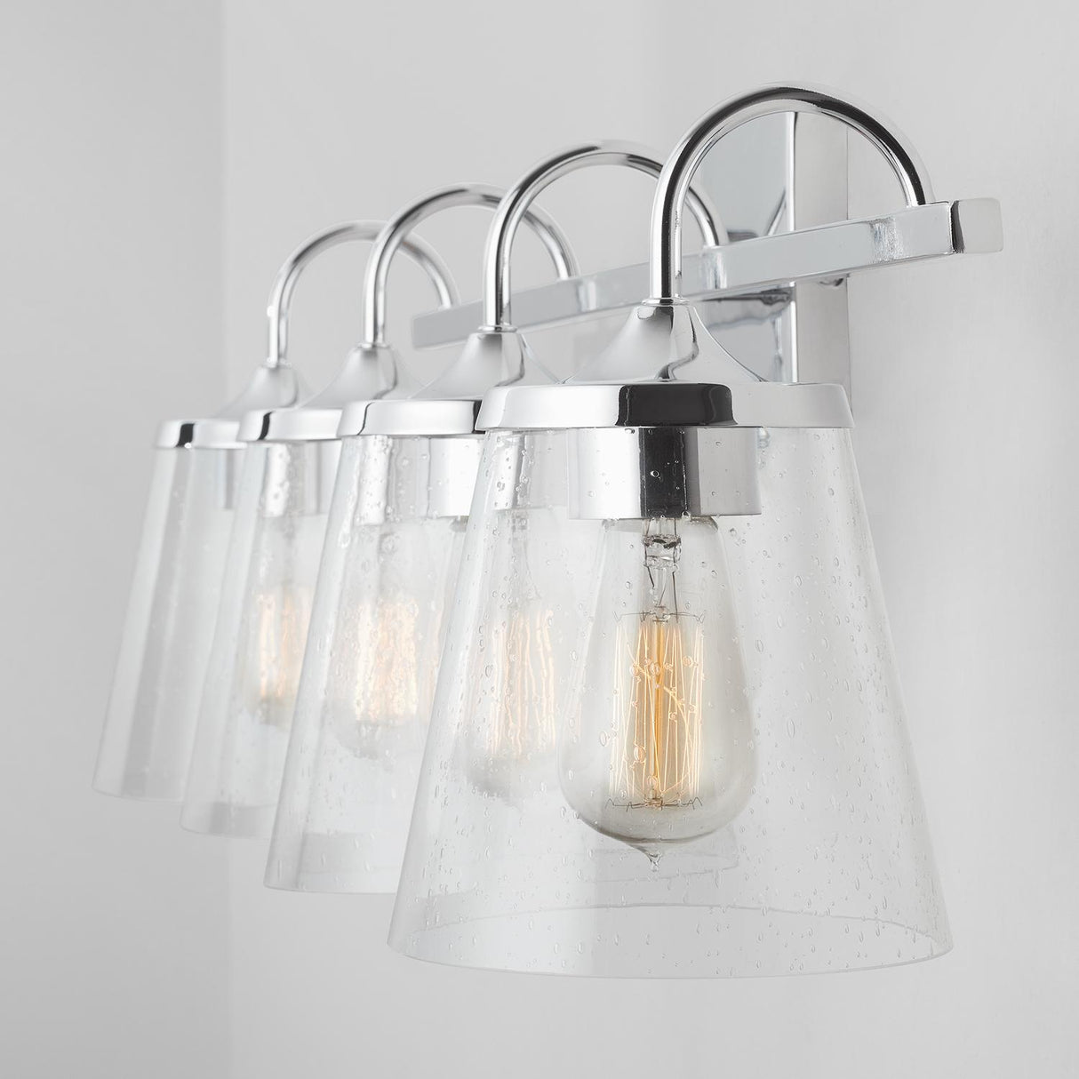 Capital Lighting 139142CH-496 Jayne 4 Light Vanity Chrome