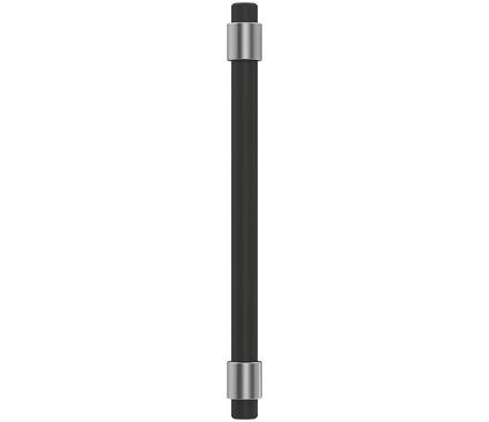 Amerock Cabinet Pull Polished Chrome/Matte Black 5-1/16 inch (128 mm) Center-to-Center Mergence 1 Pack Drawer Pull Cabinet Handle Cabinet Hardware