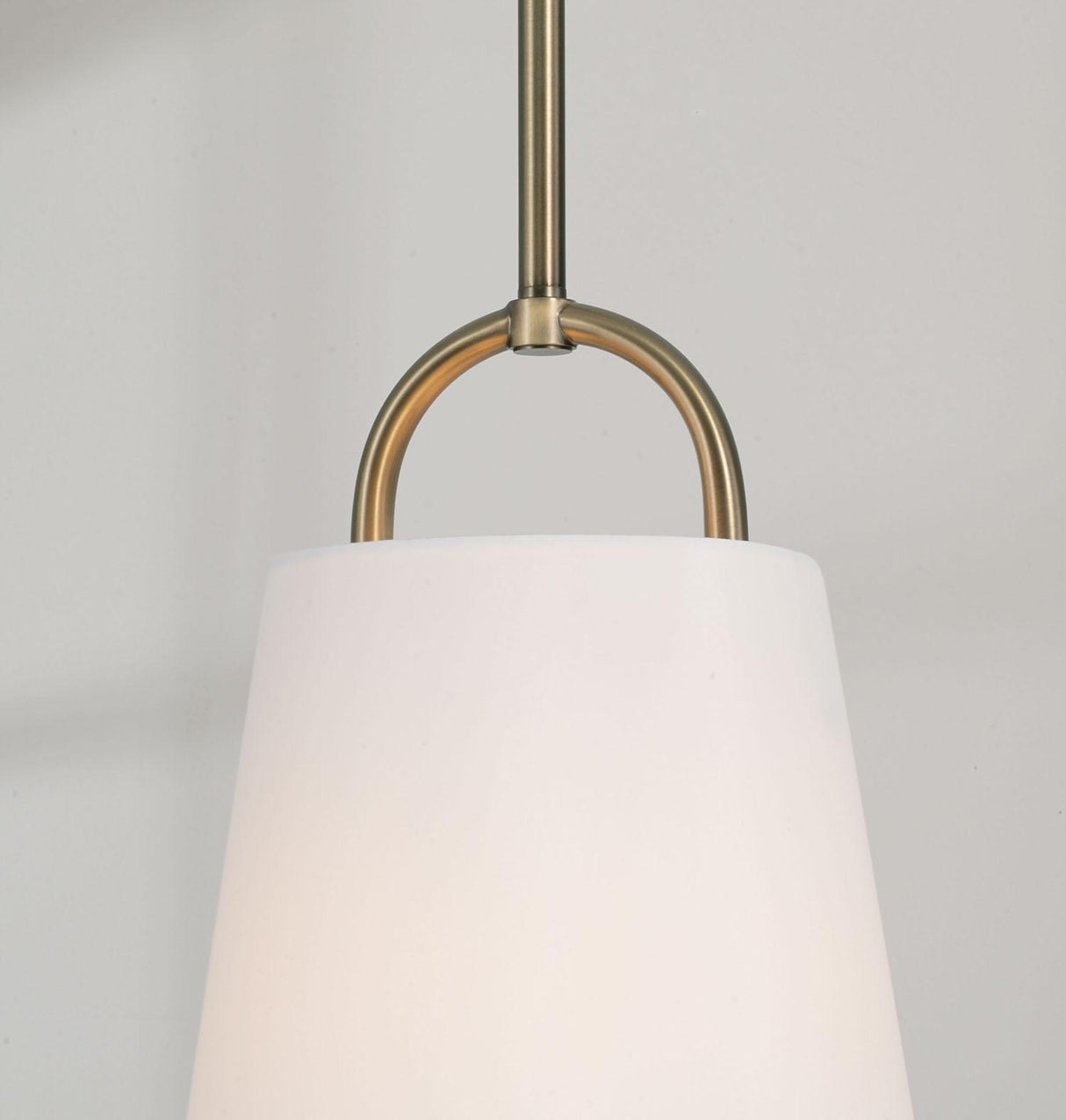 Capital Lighting 349411AD Brody 1 Light Pendant Aged Brass