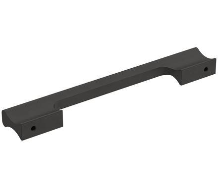 Amerock Cabinet Pull Matte Black 6-5/16 inch (160 mm) Center-to-Center Status 1 Pack Drawer Pull Cabinet Handle Cabinet Hardware