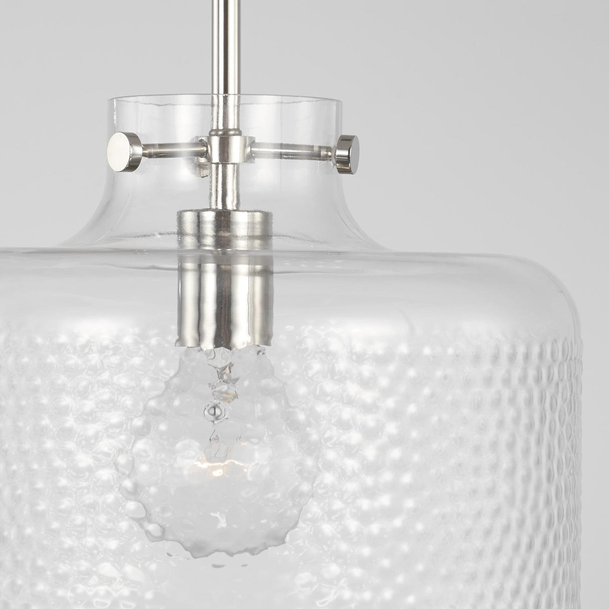 Capital Lighting 342512PN Brighton 1 Light Pendant Polished Nickel