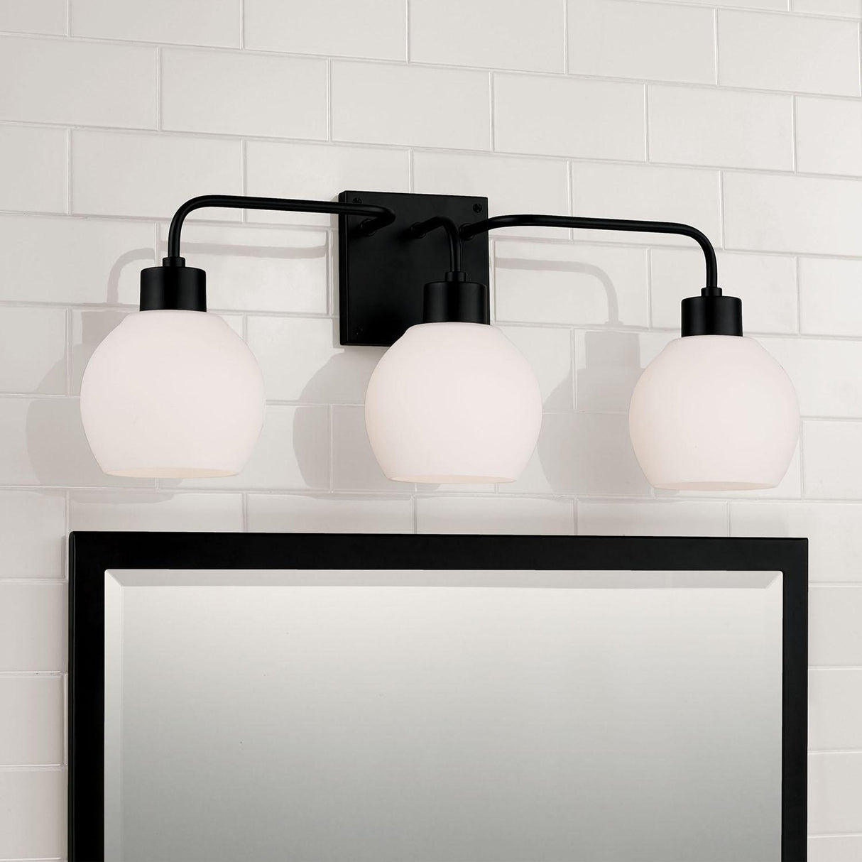 Capital Lighting 120031MB-540 Tanner 3 Light Vanity Matte Black