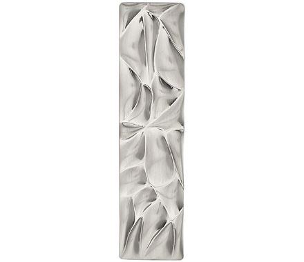 Amerock Cabinet Pull Satin Nickel 3-3/4 inch (96 mm) Center to Center Calathea 1 Pack Drawer Pull Drawer Handle Cabinet Hardware
