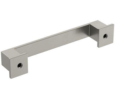 Amerock Cabinet Pull Satin Nickel 3-3/4 inch (96 mm) Center-to-Center Appoint 1 Pack Drawer Pull Cabinet Handle Cabinet Hardware