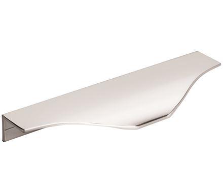 Amerock Cabinet Edge Pull Polished Chrome 4-9/16 inch (116 mm) Center to Center Aloft 1 Pack Drawer Pull Drawer Handle Cabinet Hardware