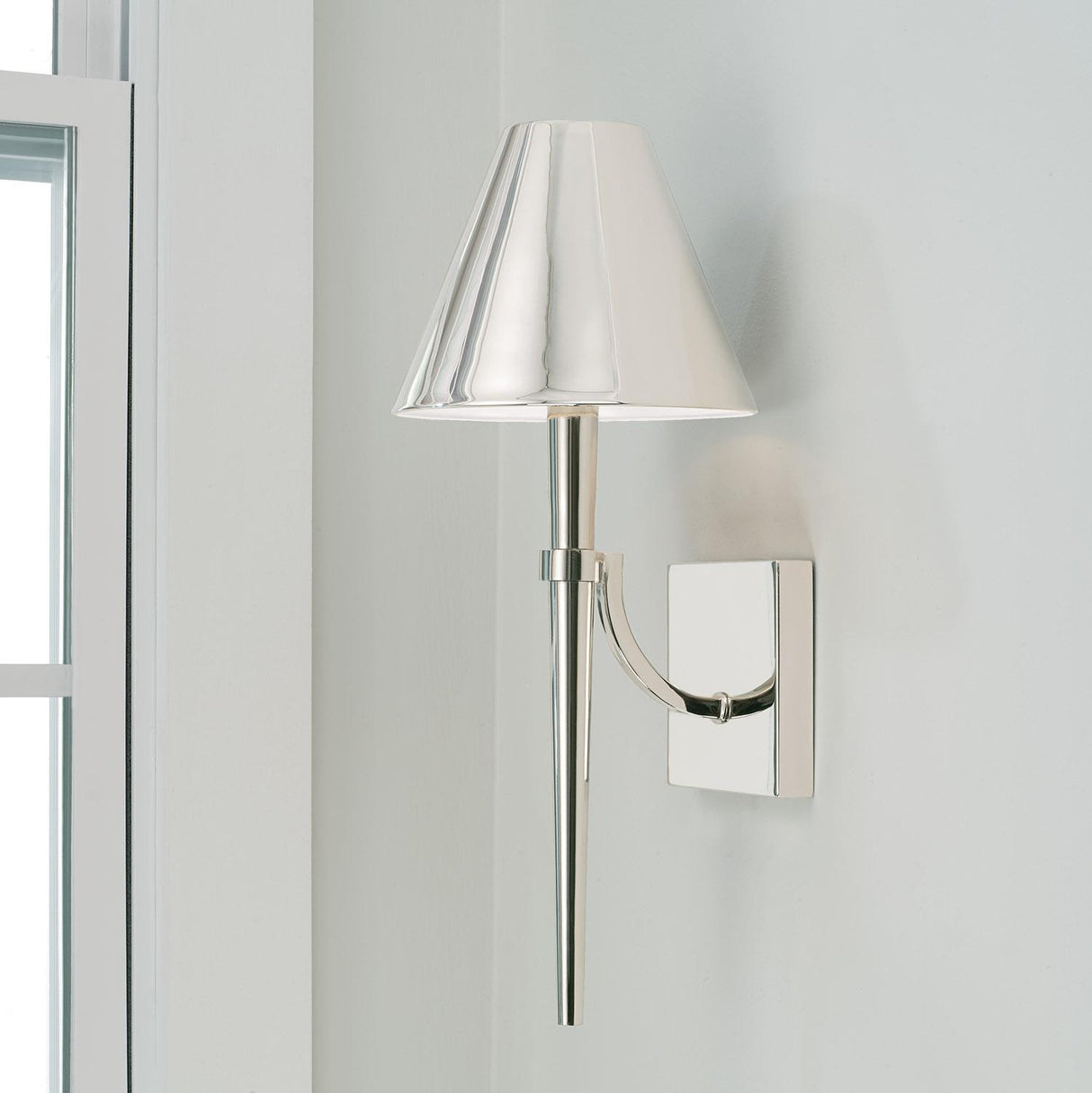 Capital Lighting 645911PN Holden 1 Light Sconce Polished Nickel