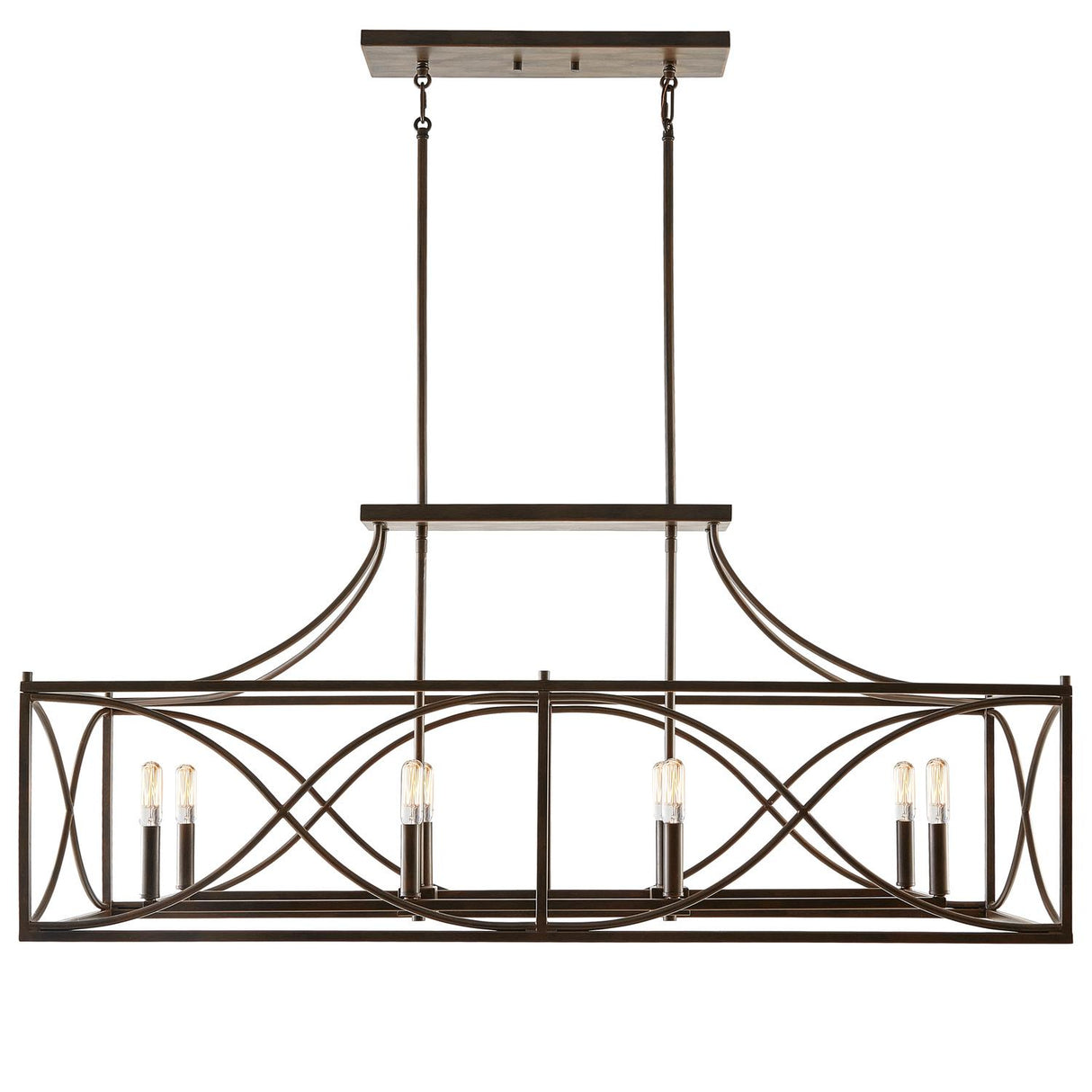 Capital Lighting 829181NG Tybee 8 Light Island Nordic Grey