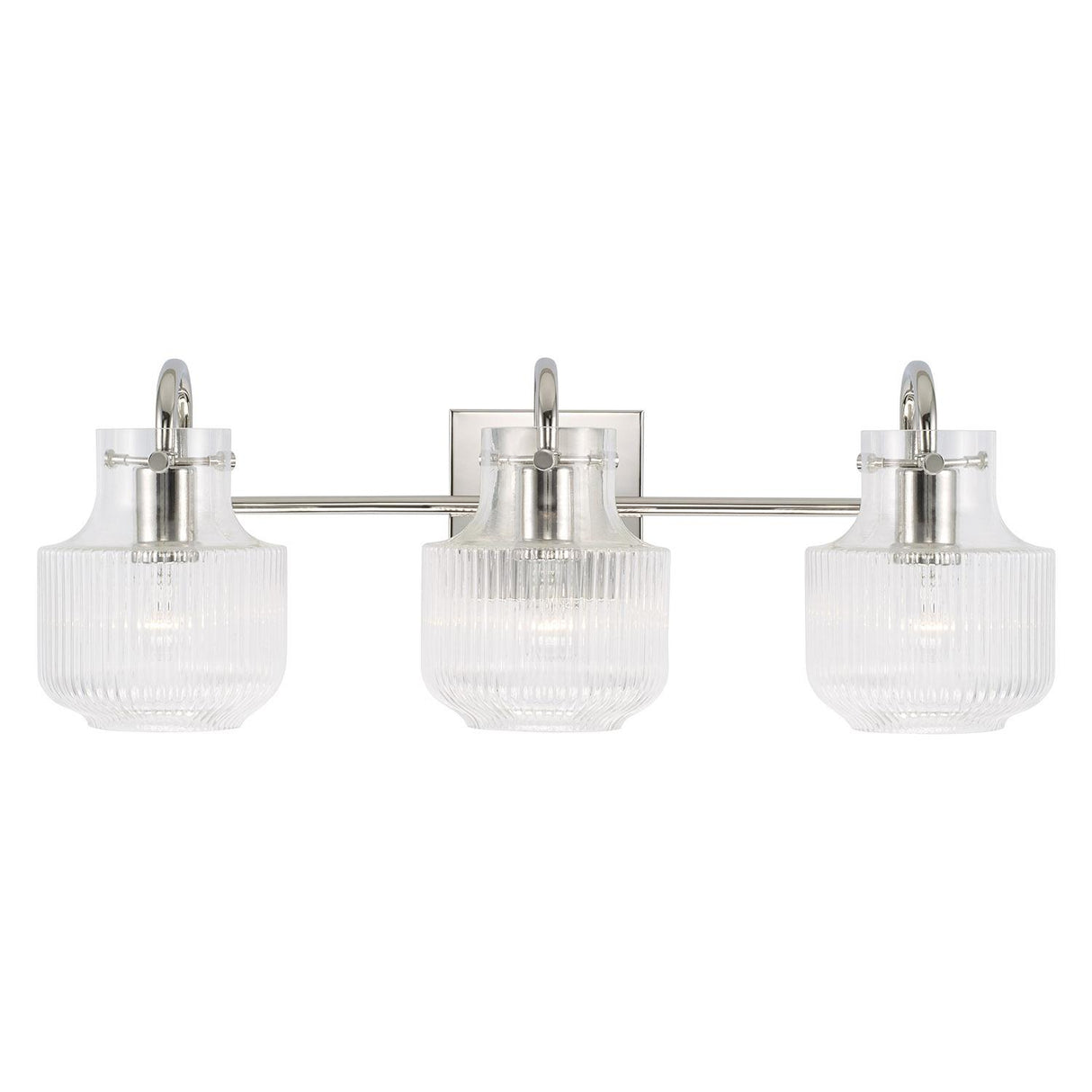 Capital Lighting 145131PN Nyla 3 Light Vanity Polished Nickel