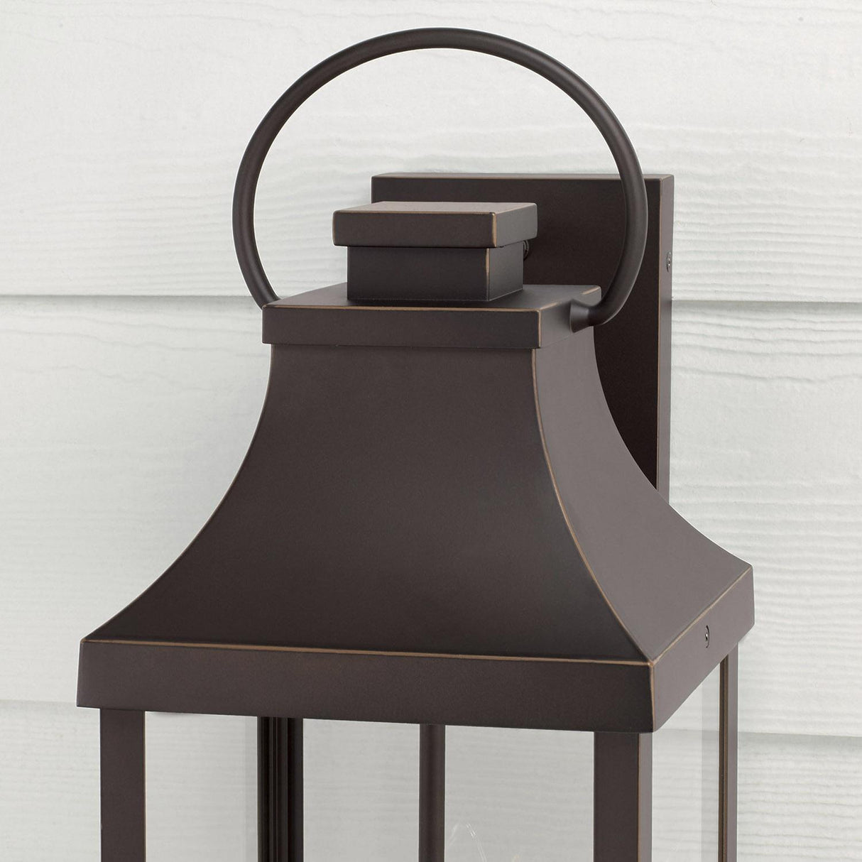 Capital Lighting 946431OZ Bradford 3 Light Outdoor Wall Lantern Oiled Bronze
