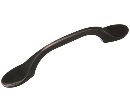 Amerock Cabinet Pull Oil Rubbed Bronze 3 inch (76 mm) Center-to-Center Ravino 1 Pack Drawer Pull Drawer Handle Cabinet Hardware