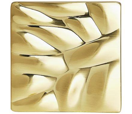 Amerock Cabinet Pull Brushed Gold 1-1/4 inch (32 mm) Center to Center Calathea 1 Pack Drawer Pull Drawer Handle Cabinet Hardware