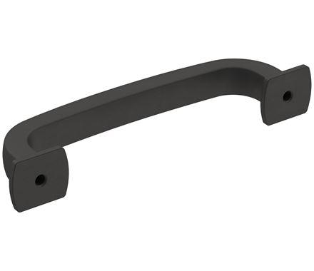 Amerock Cabinet Pull Matte Black 3-3/4 inch (96 mm) Center-to-Center Surpass 1 Pack Drawer Pull Cabinet Handle Cabinet Hardware