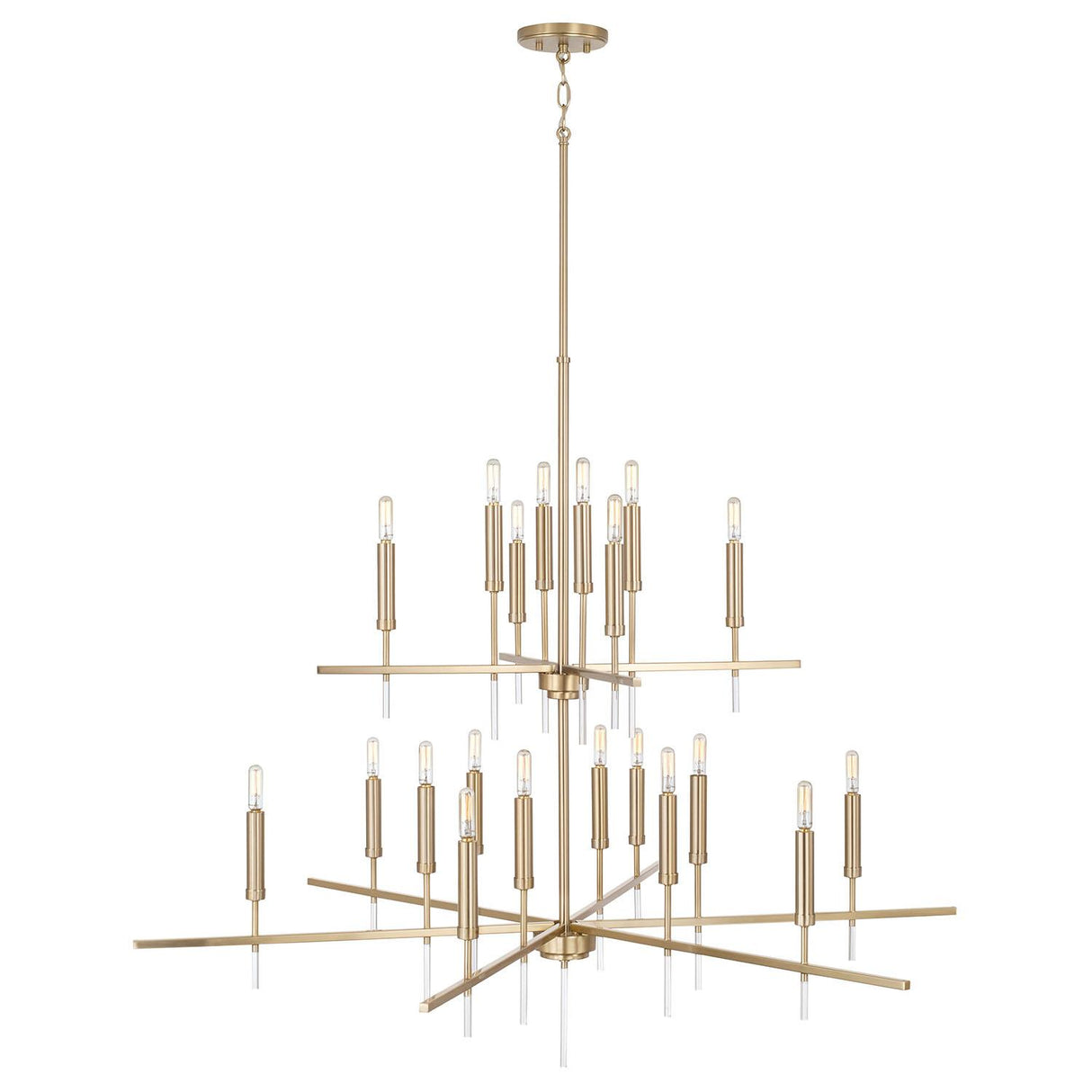 Capital Lighting 449302MA Elora 20 Light Chandelier Matte Brass