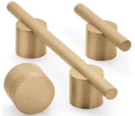 Amerock Cabinet Pull Matte Gold 3-3/4 inch (96 mm) Center to Center Transcendent 1 Pack Drawer Pull Drawer Handle Cabinet Hardware