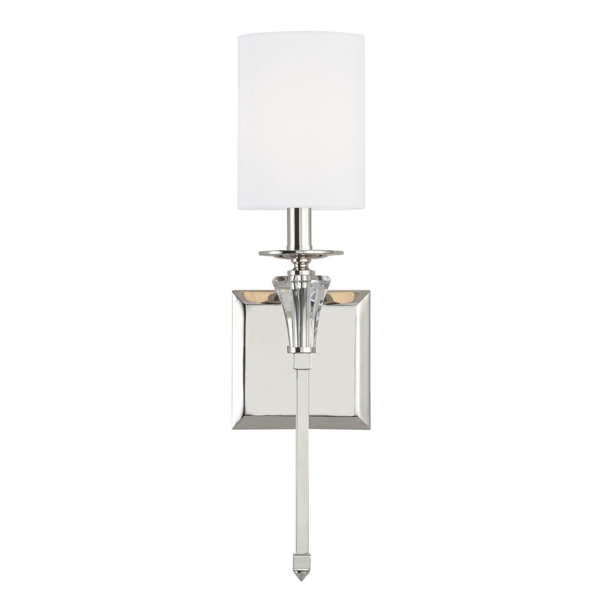 Capital Lighting 641811PN-700 Laurent 1 Light Sconce Polished Nickel