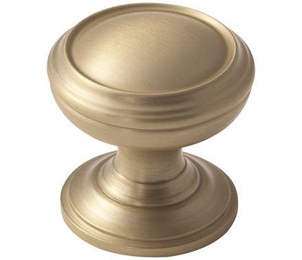 Amerock Cabinet Knob Golden Champagne 1-1/4 inch (32 mm) Diameter Revitalize 1 Pack Drawer Knob Cabinet Hardware