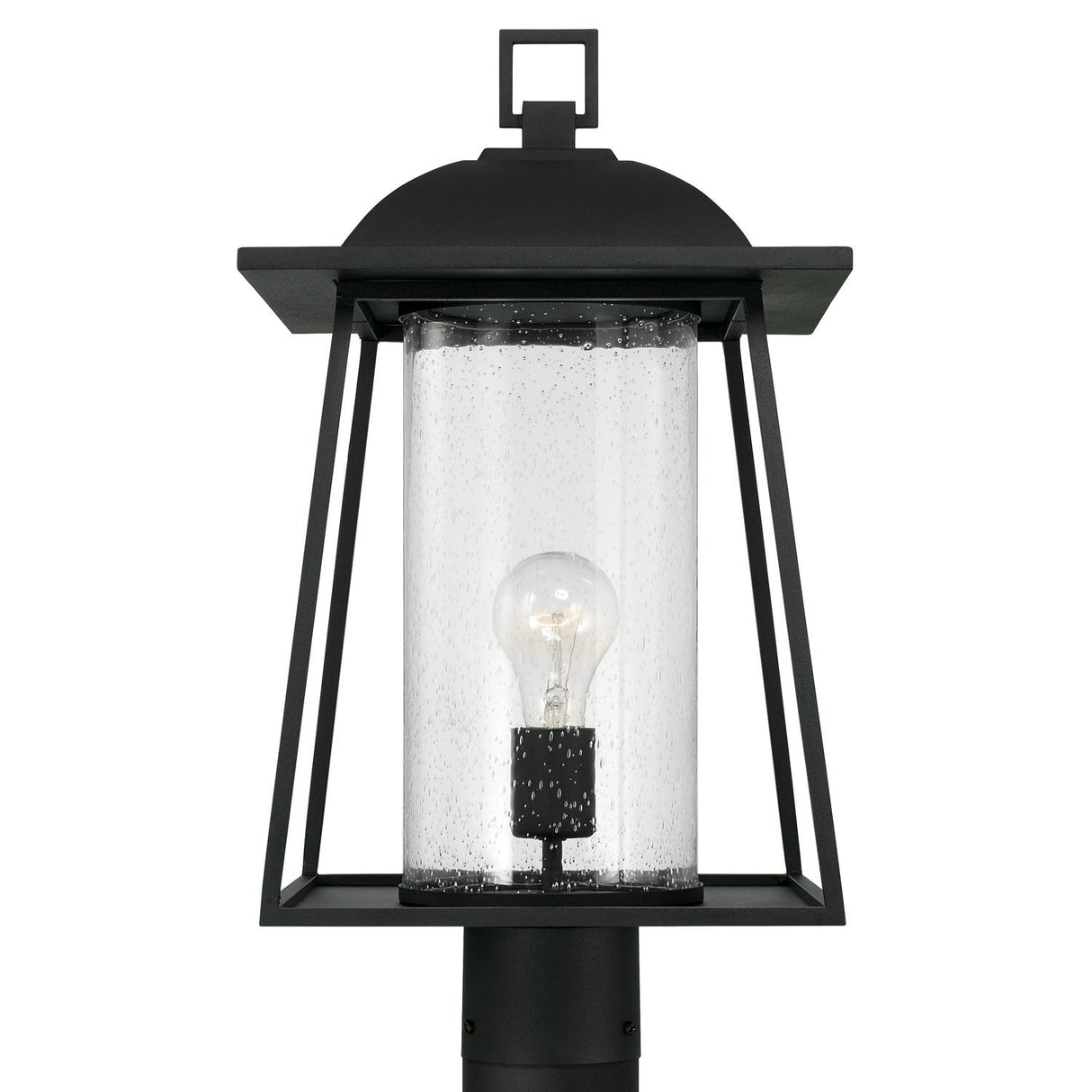 Capital Lighting 943615BK Durham 1 Light Outdoor Post Lantern Black