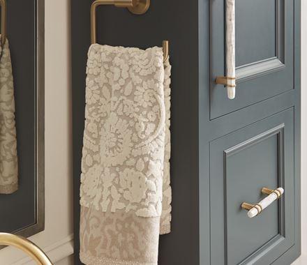 Amerock Cabinet Pull Marble White/Golden Champagne 6-5/16 inch (160 mm) Center to Center Carrione 1 Pack Drawer Pull Drawer Handle Cabinet Hardware