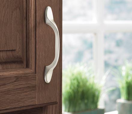 Amerock Cabinet Pull Satin Nickel 3 inch (76 mm) Center-to-Center Ravino 1 Pack Drawer Pull Drawer Handle Cabinet Hardware