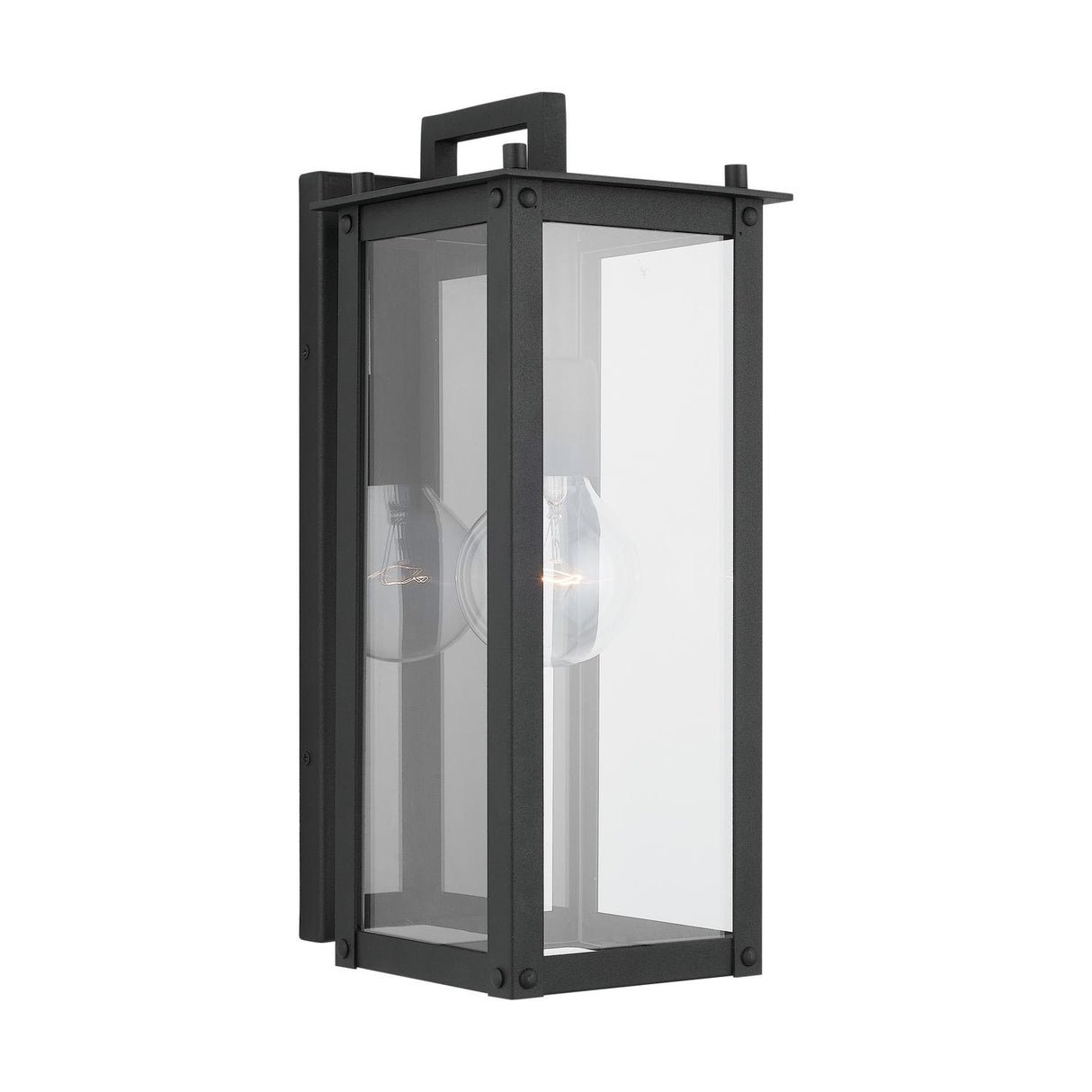Capital Lighting 934611BK Hunt 1-Light Wall Mount Black