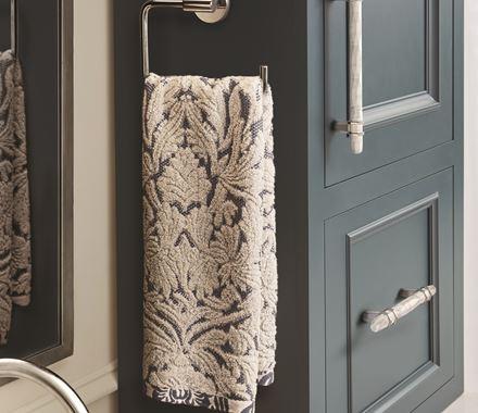 Amerock Cabinet Pull Marble White/Polished Nickel 3-3/4 inch (96 mm) Center to Center Carrione 1 Pack Drawer Pull Drawer Handle Cabinet Hardware